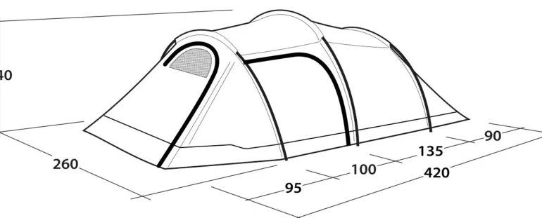 Outwell Earth 4 Plus Tent
