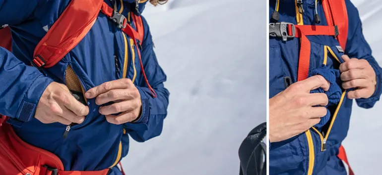 Paramo Mens Enduro Waterproof Jacket - Midnight-Gold Zip