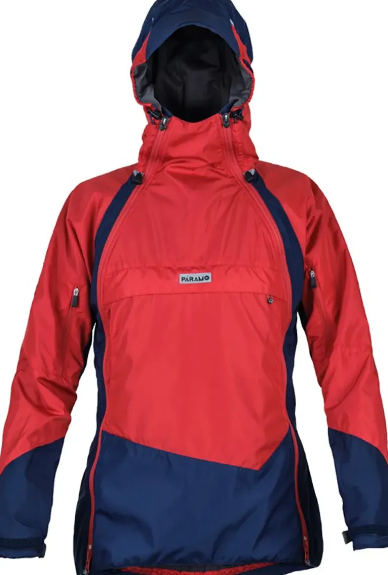 Paramo Womens Velez Evolution Hybrid Smock - Fire-Midnight