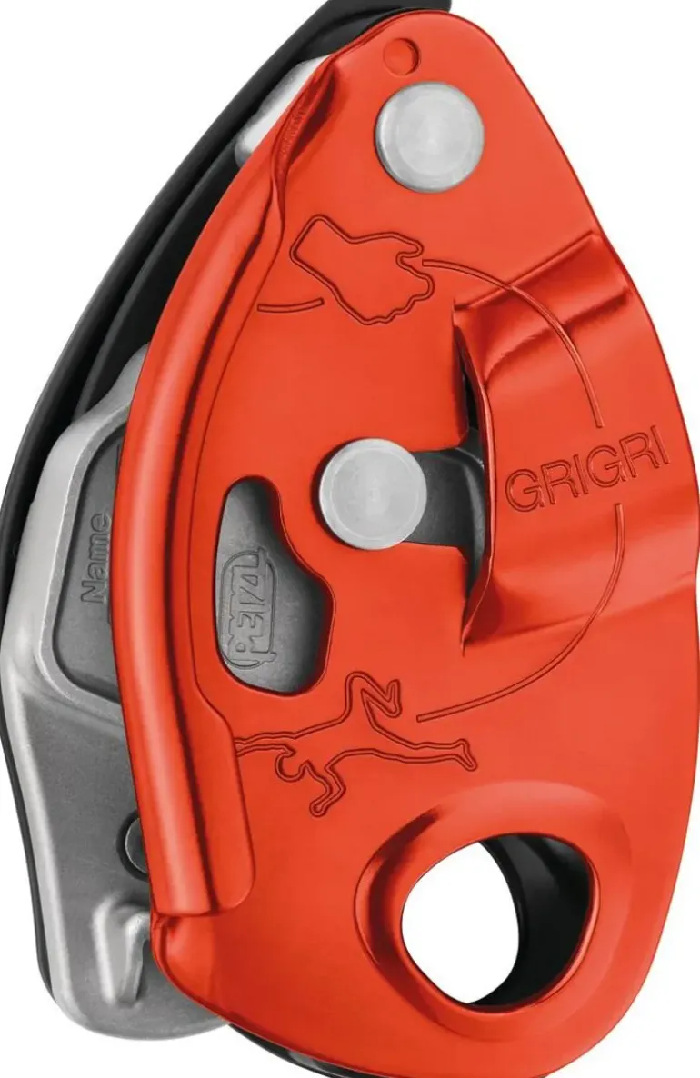 Petzl GRIGRI Belay Device - Red/ Orange