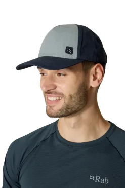 Rab Calet Embroidery Cap - Anthracite-Light Zinc