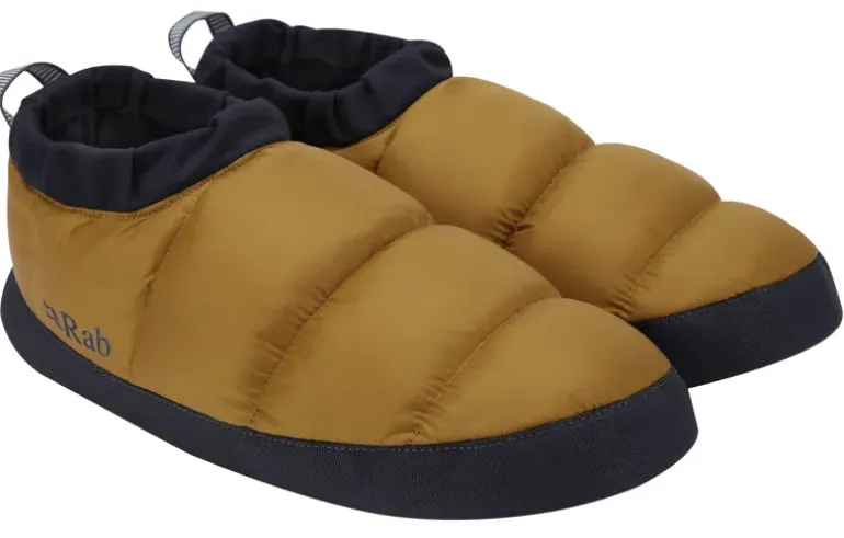 Rab Down Hut Slippers - Dark Butternut