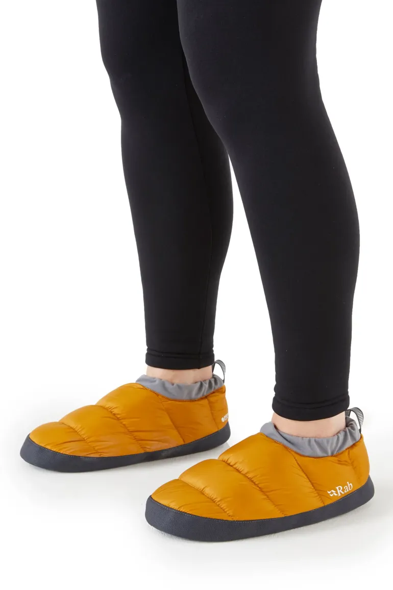 Rab Down Hut Slippers - Dark Butternut