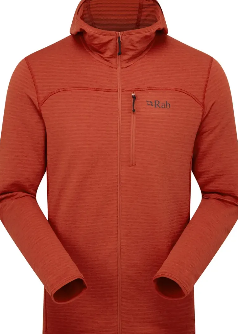Rab Mens Ascendor Light Hoody - Tuscan Red