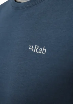 Rab Mens Basecamp 3 Peaks LS Tee - Tempest Blue