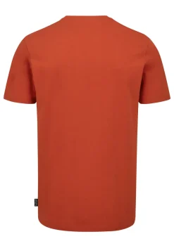 Rab Mens Basecamp Logo Tee - Red Clay