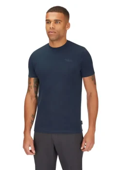 Rab Mens Basecamp Logo Tee - Tempest Blue