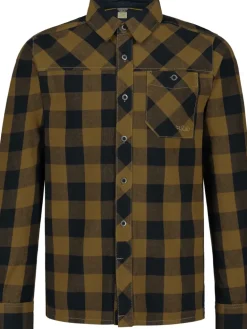 Rab Mens Boundary Shirt - Caramel Check