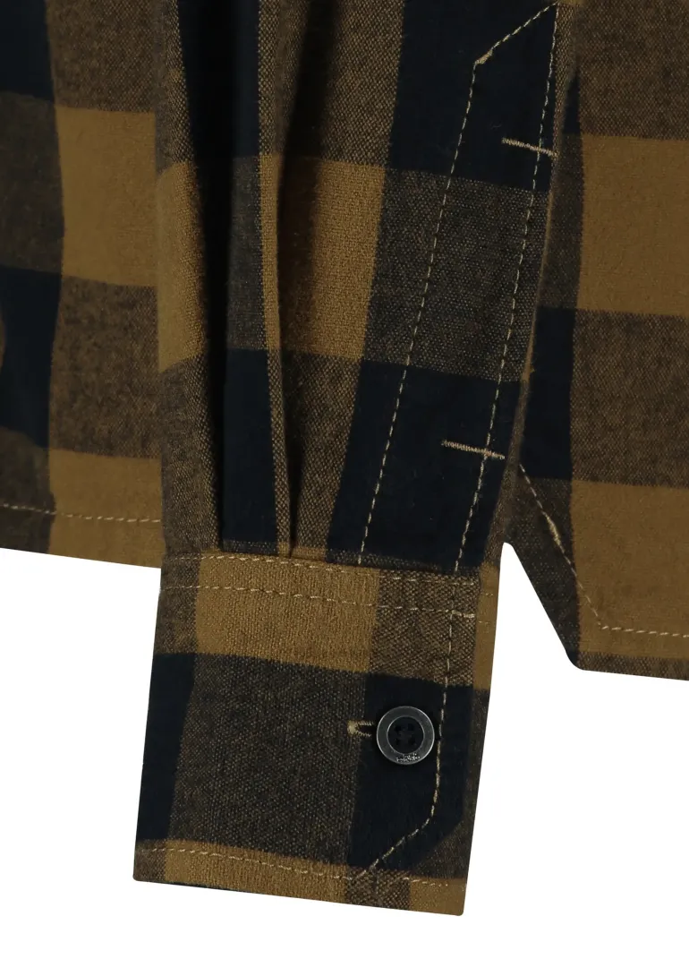Rab Mens Boundary Shirt - Caramel Check