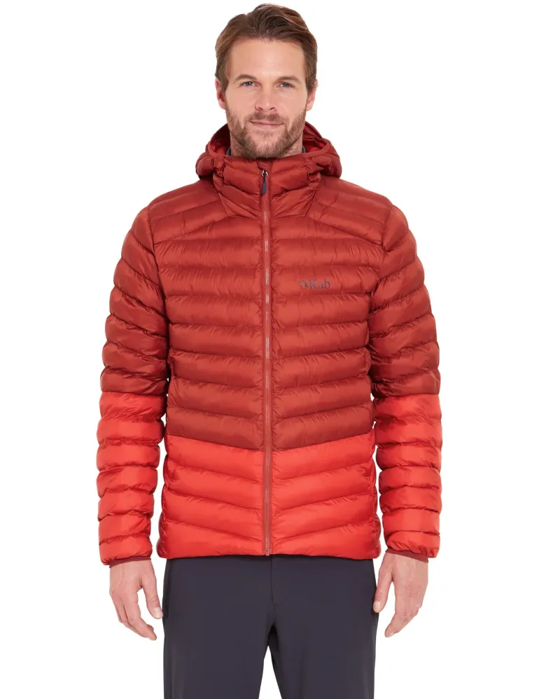 Rab Mens Cirrus Alpine Jacket - Tuscan Red-Dark Horizon