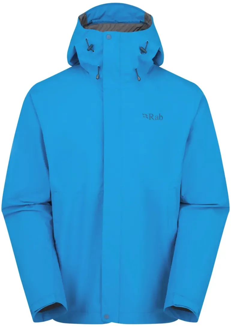 Rab Mens Downpour Jacket - Maya Blue