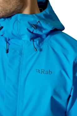 Rab Mens Downpour Jacket - Maya Blue