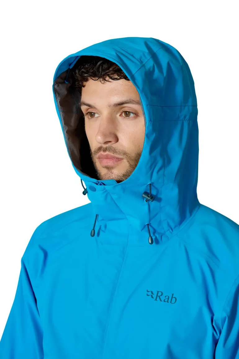 Rab Mens Downpour Jacket - Maya Blue