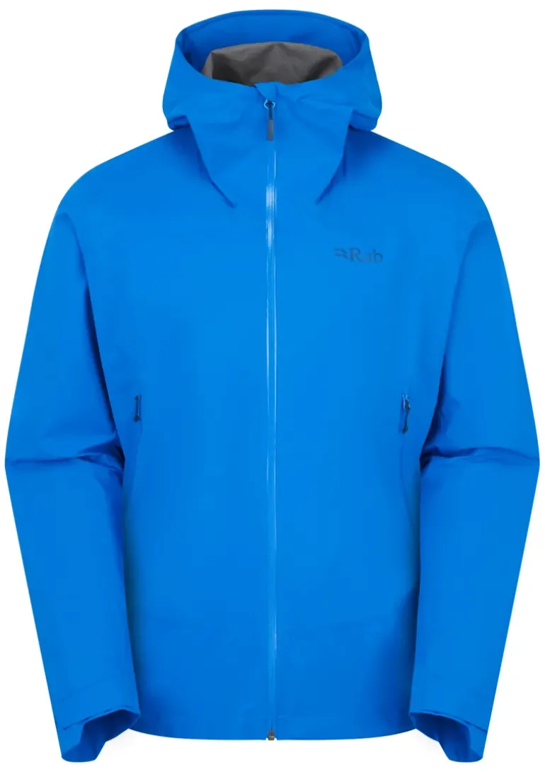 Rab Mens Downpour Light Jacket - Maya Blue