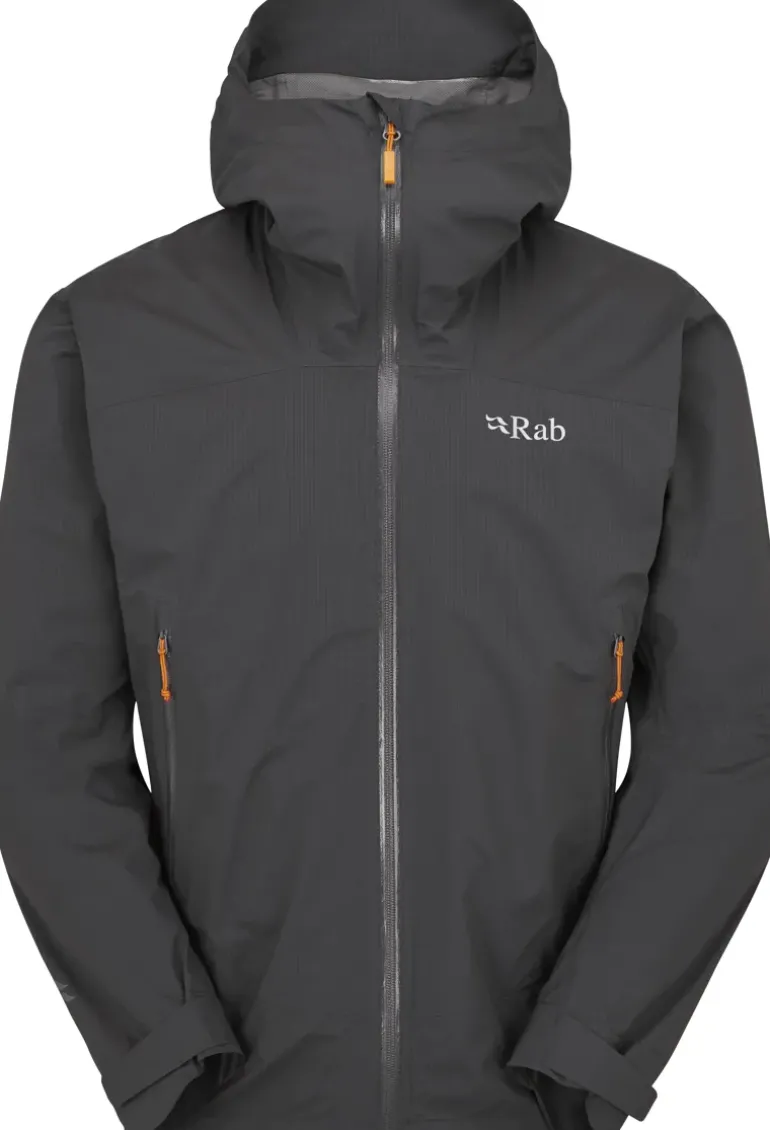 Rab Mens Downpour Light Jacket - Anthracite