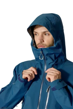 Rab Mens Downpour Mountain Jacket - Tempest Blue