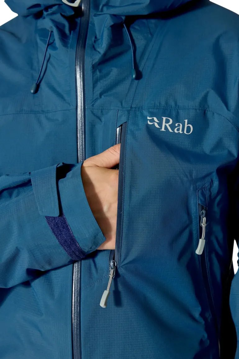 Rab Mens Downpour Mountain Jacket - Tempest Blue