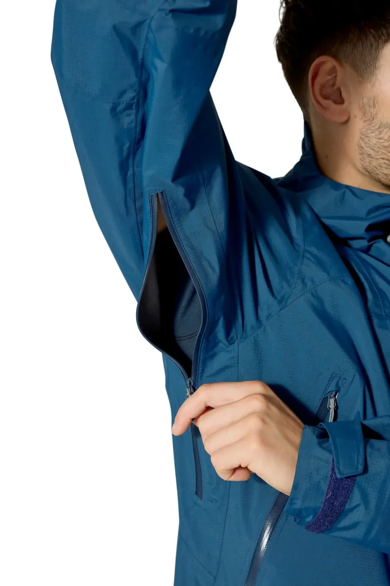 Rab Mens Downpour Mountain Jacket - Tempest Blue