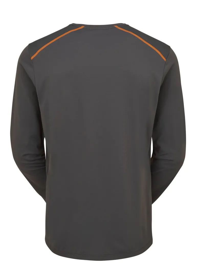 Rab Mens Force Long Sleeved Tee - Graphene