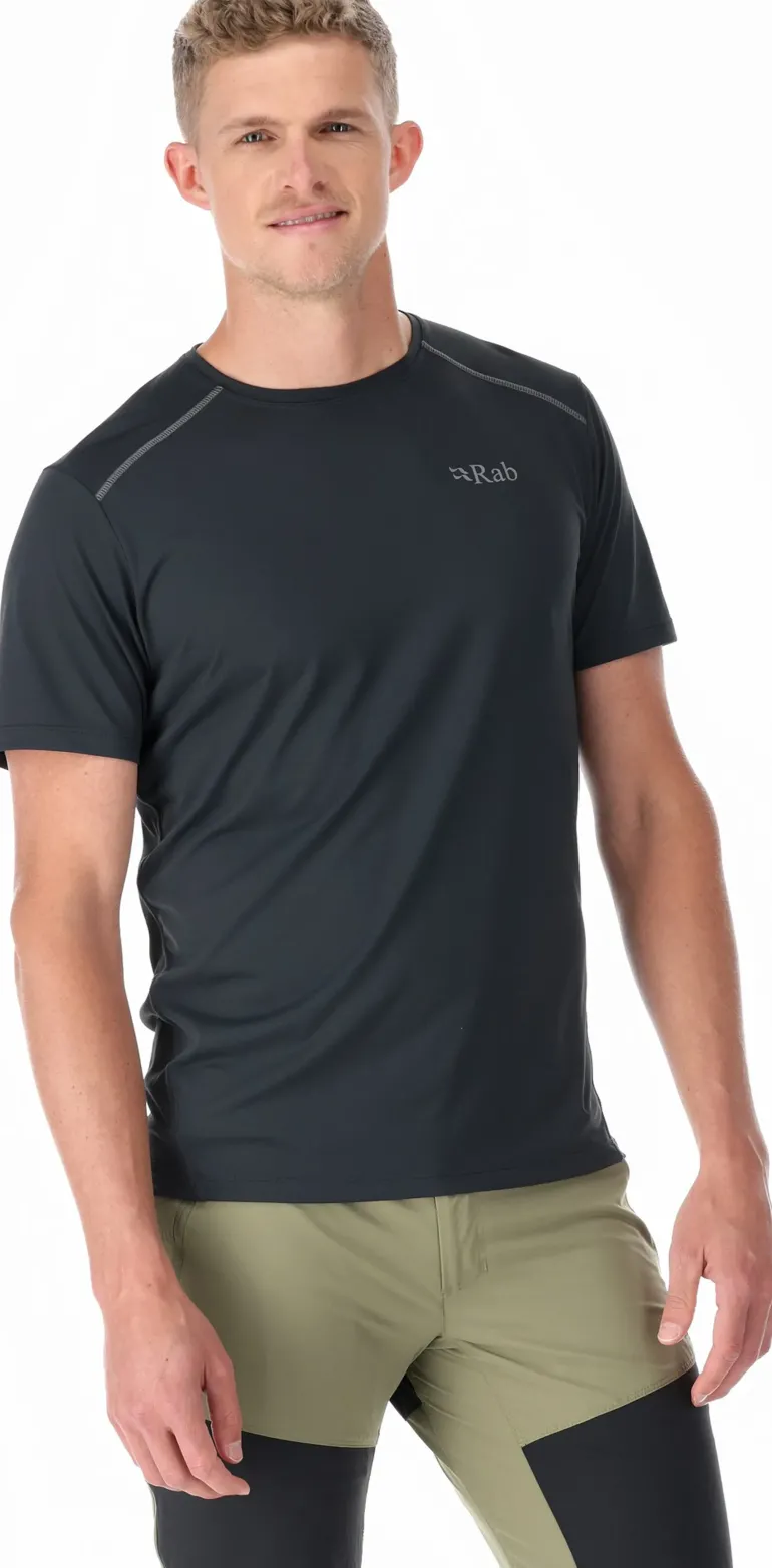 Rab Mens Force Short Sleeved Tee - Beluga