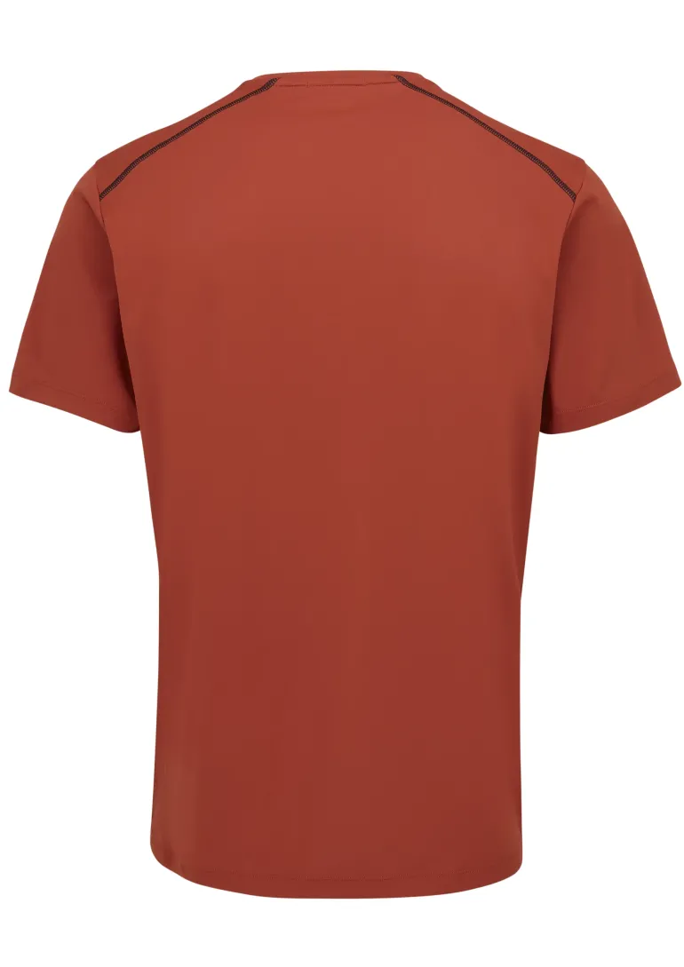 Rab Mens Force Short Sleeved Tee - Tuscan Red