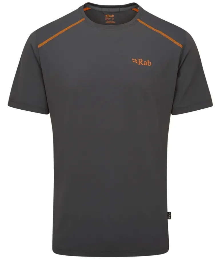 Rab Mens Force Short Sleeved Tee - Graphene
