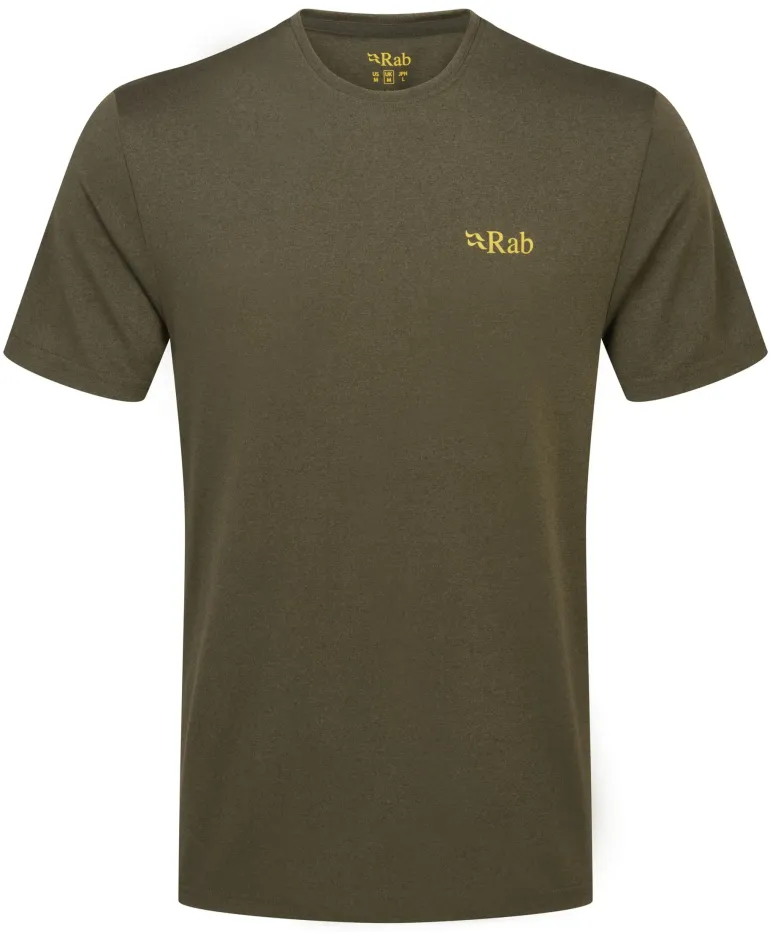 Rab Mens Mantle Ridge Tee - Army