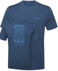 Rab Mens Mantle Ridge Tee - Tempest Blue