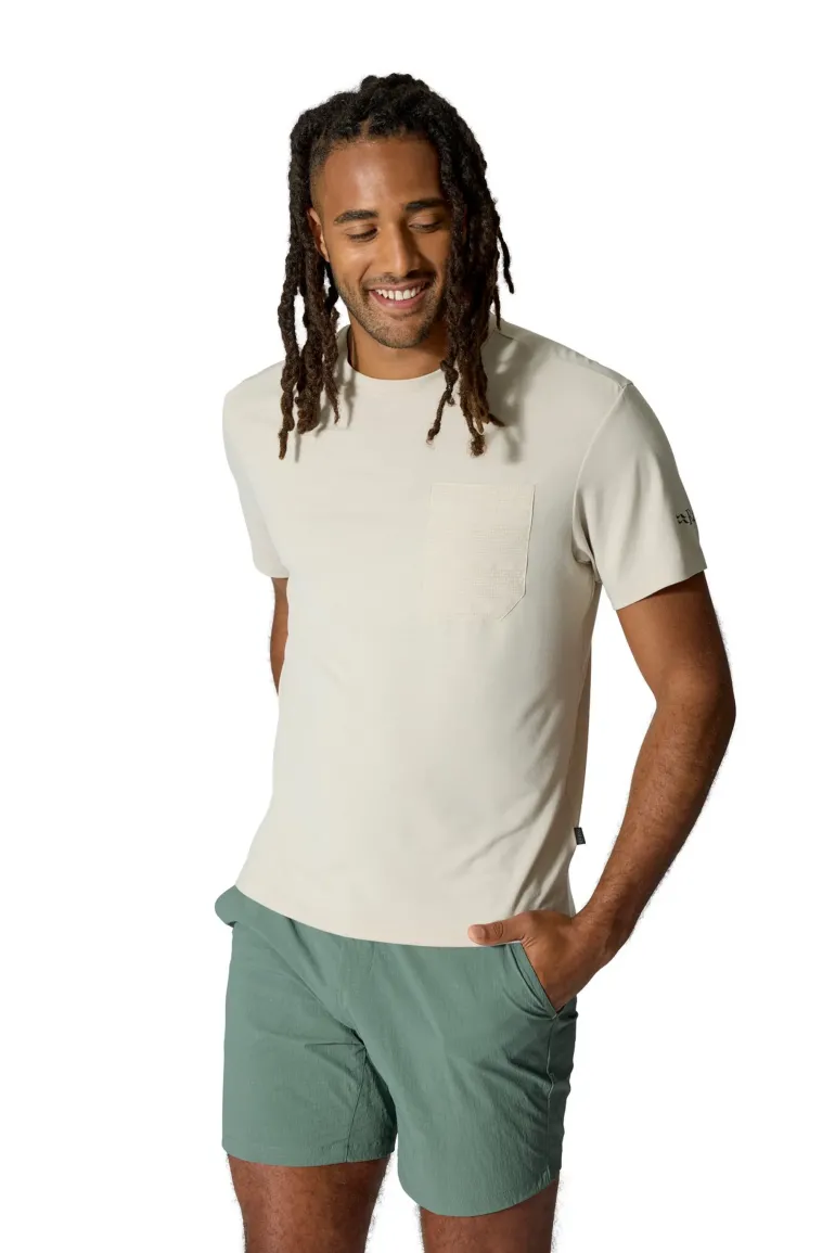 Rab Mens Rivelin Pocket Tee - Pebble