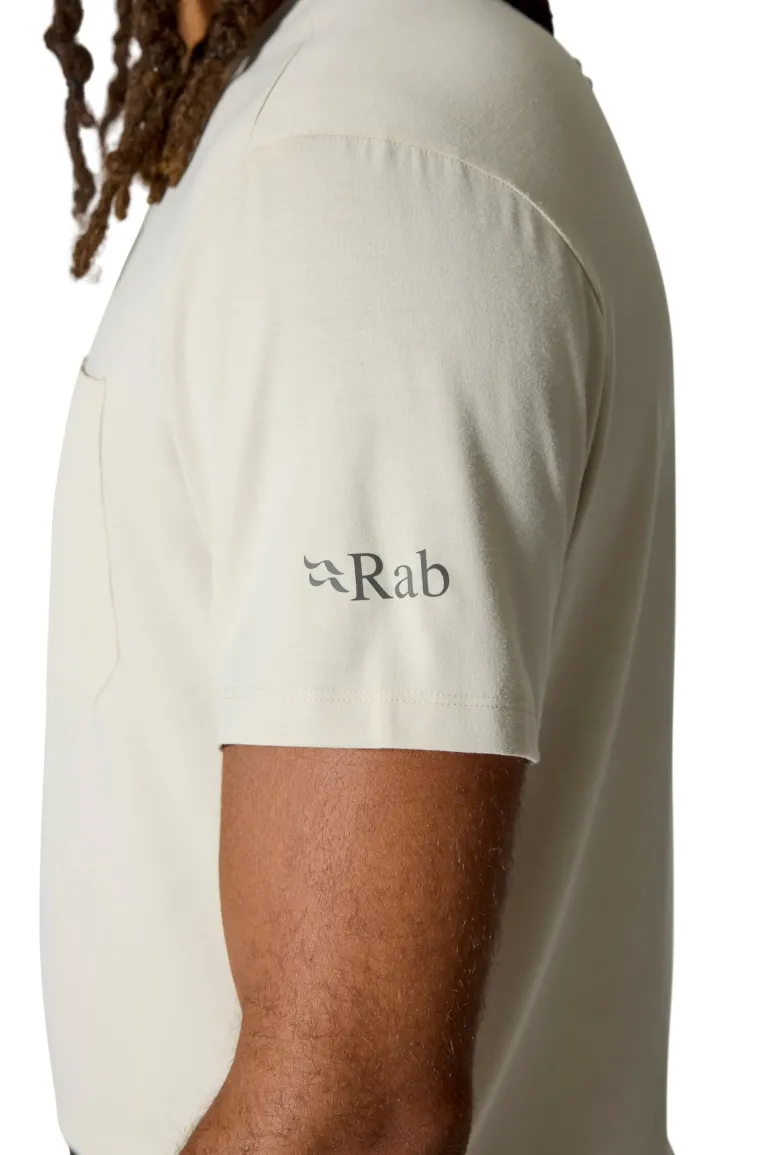 Rab Mens Rivelin Pocket Tee - Pebble