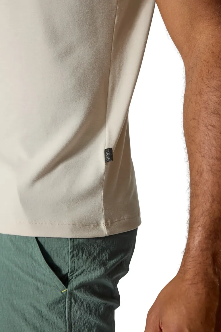 Rab Mens Rivelin Pocket Tee - Pebble