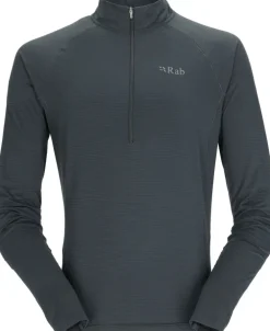 Rab Mens Sonic LS Zip-T - Beluga