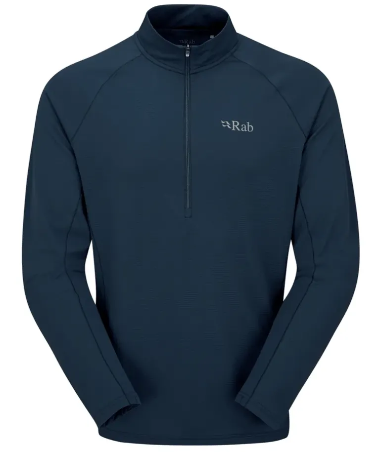 Rab Mens Sonic LS Zip-T - Tempest Blue