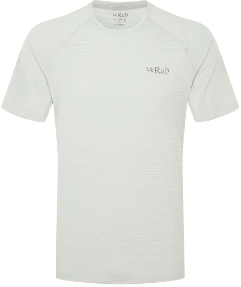 Rab Mens Sonic Tee - Light Zinc