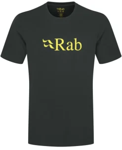 Rab Mens Stance Logo Tee - Beluga-Pollen