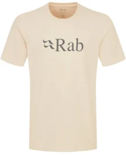 Rab Mens Stance Logo Tee - Ecru