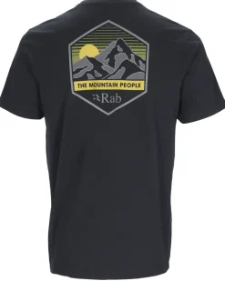 Rab Mens Stance Mountain Peak Tee - Beluga
