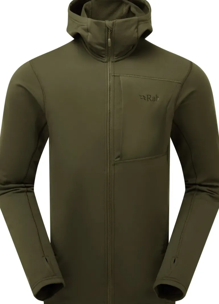 Rab Mens Superflux Hoody - Olive-Olive