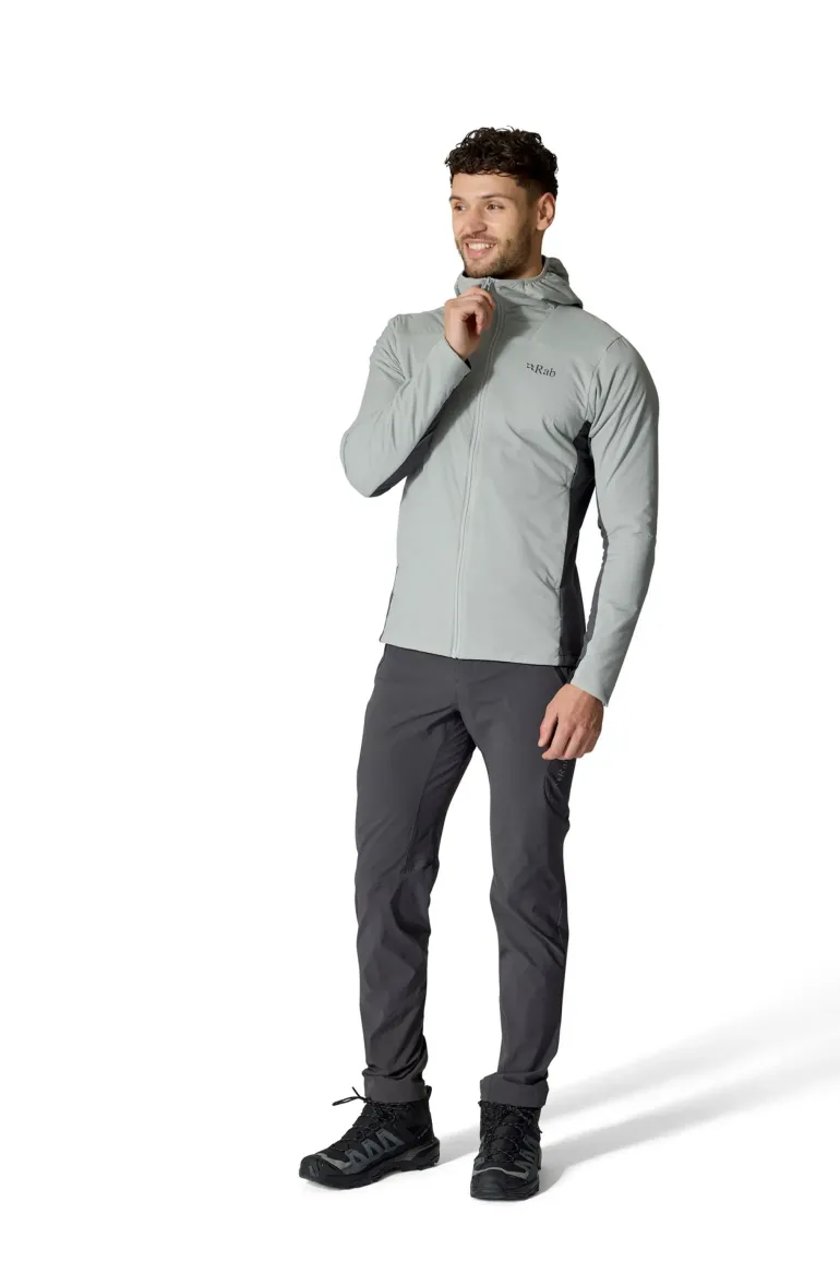 Rab Mens Xenair Alpine Flex Jacket - Light Zinc
