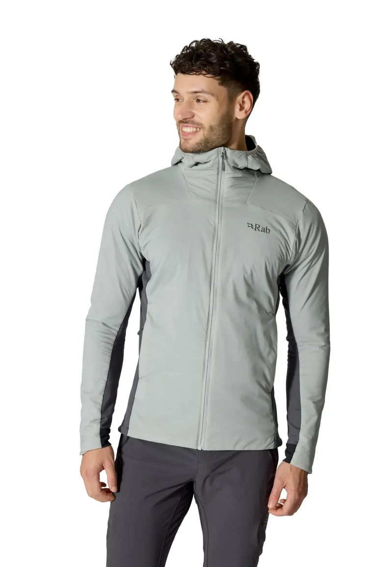 Rab Mens Xenair Alpine Flex Jacket - Light Zinc