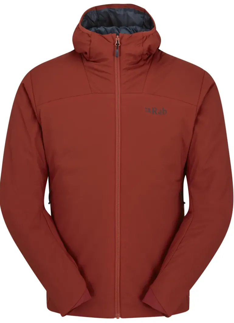Rab Mens Xenair Alpine Light Jacket - Tuscan Red