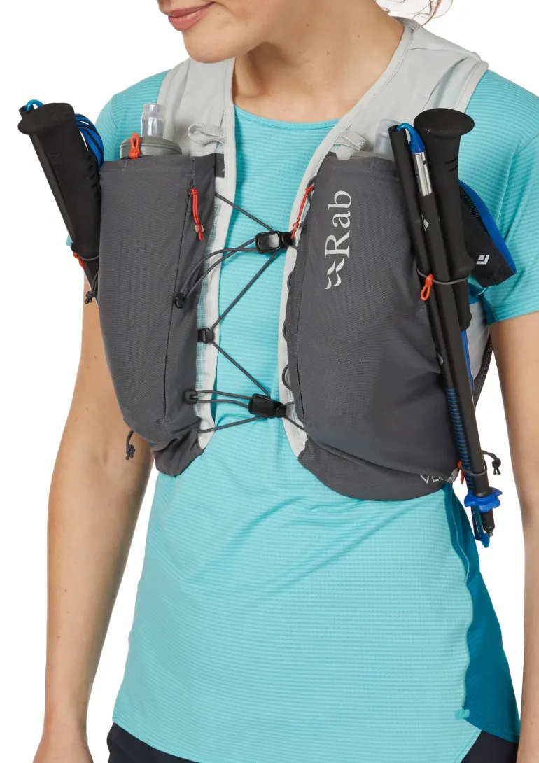 Rab Veil 6 Running Vest - Gargoyle-Graphene