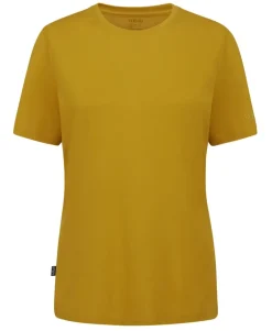 Rab Womens Crimp Logo Tee - Sahara