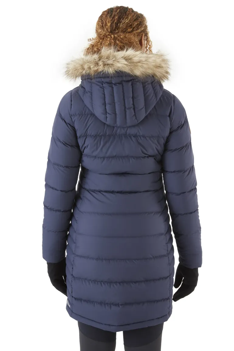 Rab Womens Deep Cover Parka - Deep Denim