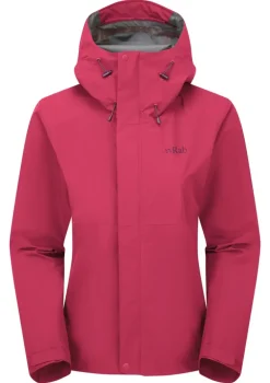 Rab Womens Downpour Jacket - Watermelon