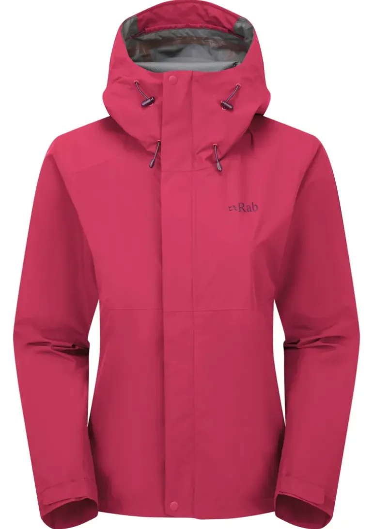 Rab Womens Downpour Jacket - Watermelon