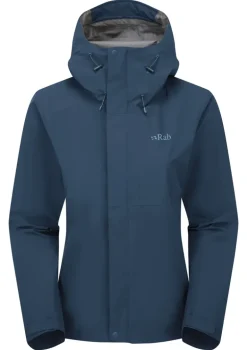 Rab Womens Downpour Jacket - Tempest Blue
