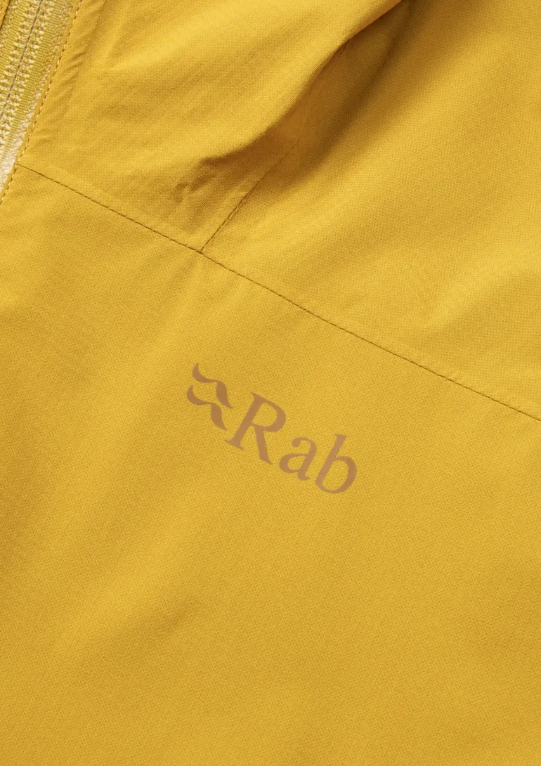 Rab Womens Downpour Light Jacket - Sahara