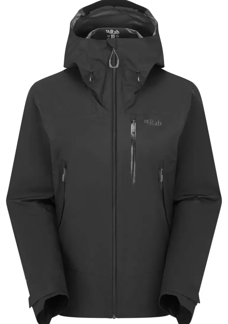 Rab Womens Downpour Mountain Jacket - Black