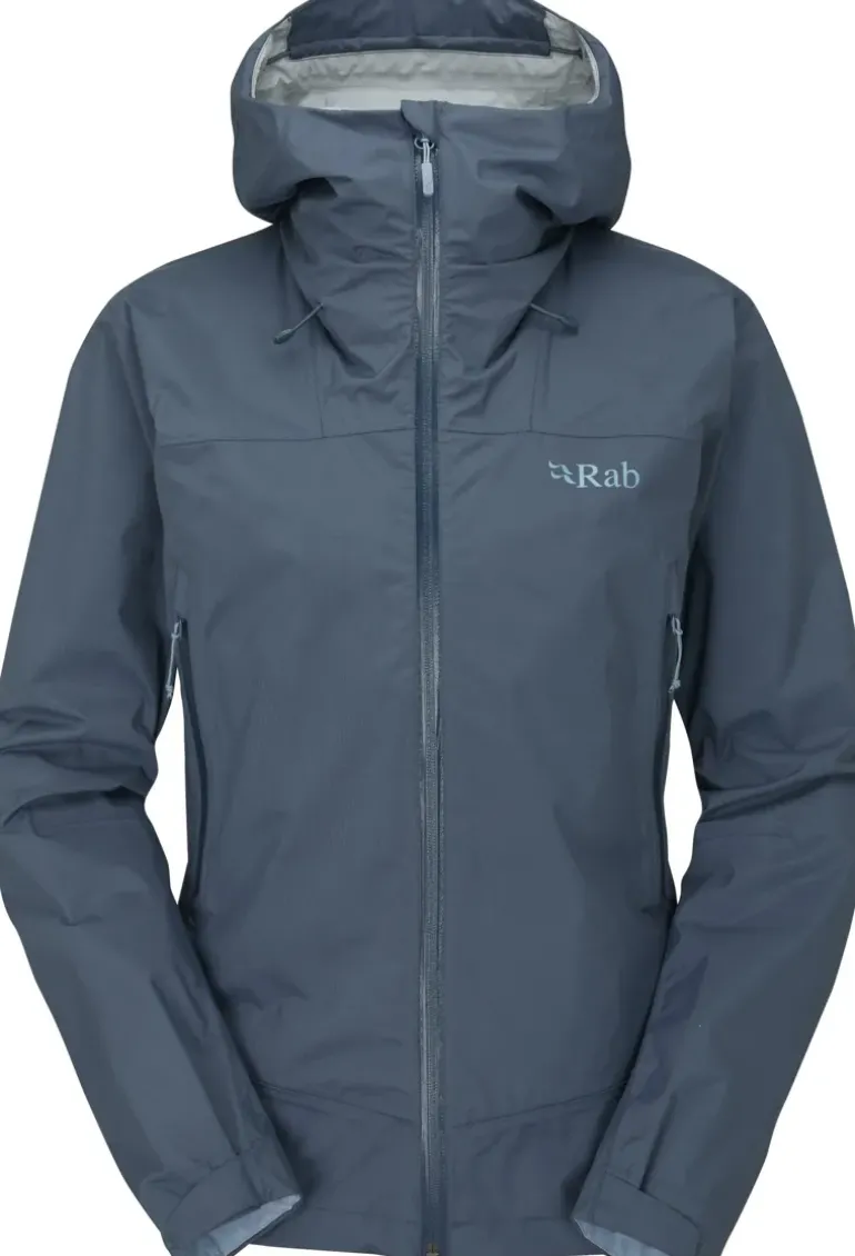 Rab Womens Downpour Plus 2.0 Jacket - Orion Blue